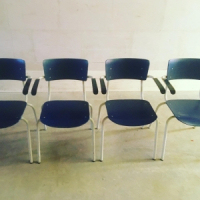 Vintage Gispen buisframestoelen nr 15